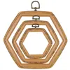 Directamente del fabricante: Aros de Bordado Color Caramelo DIY, Aros de Bordado Vintage, Herramientas y Accesorios de Bordado, Aros de Bordado, Anillos de Bordado de Punto de Cruz