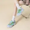 9308 Zapatos de Padre Retro Elegantes de Suela Gruesa para Mujer, Zapatos Deportivos Ligeros, Nuevos Zapatos para Mujer 2025, Zapatos Casuales Transpirables para Primavera y Otoño