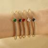 Traje de joyería simple de acero de titanio transfronterizo de 18k para mujer, anillo de circonita de acero inoxidable INS, pulsera de alta gama, joyería al por mayor