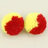 Ventas Directas de Fábrica 3/3.5/4/4.5/5/6cm Poliéster Lana Gruesa Bola de Color Combinado Bola de Felpa Colgante Decorativo