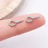 Uñas Ojo de Oveja Pintadas de Metal, Uñas Cuerno de Oveja Pintadas con Spray de Colores, Tornillos de Colores, Piezas de Accesorios para Manualidades, Colgantes para Llaveros