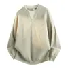 Suéter de Punto de Moda para Hombre, Otoño Invierno, Casual, Cuello Redondo, Falso Dos Piezas, Capa Base