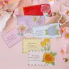 Tarjeta de Felicitación Desplegable con Ramo de Flores Día de la Madre Tarjeta de Encuentro Romántico Día de San Valentín Acción de Gracias Día Universal del Maestro Floristería Mensaje Al Por Mayor