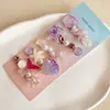 Horquilla Serie Océano Concha Estrella de Mar para Niñas Horquilla Decorativa Versátil Elegante Horquilla para Flequillo Clip Lateral Adorno para la Cabeza