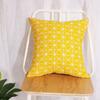 Algodón y Lino Nuevo Estilo Simple Almohada Estampada Cojín de Sofá Respaldo de Oficina Funda de Almohada de Lino Almohada Almohada de Cintura