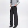 Novas Calças Listradas Retro Americanas Masculinas Femininas Largas de Perna Larga Longas Estilo Old Money Versátil Transfronteiriças Casuais