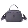Nova Bolsa Transversal Multicamadas 2026, Bolsa de Tecido Portátil Casual Versátil com Múltiplos Bolsos, Bolsa de Ombro Leve Resistente à Água para Mulheres