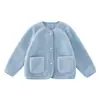 Ropa para niños Princesa Yuanyuan, chaqueta de forro polar para niñas, nuevo modelo 2026, abrigo peludo cálido de invierno para niñas mayores