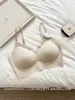 Colete Interno Xiaoyun para Pele Feminino Sem Costura com Bojos de Suporte Total Estilo Verão Fino Cabide Base Líquida Confortável Respirável Sem Fecho Invisível