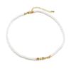 NK-143 Collar de perlas de plata rotas y oro, entrada de nicho de alta gama, collar de lujo para mujer, cadena de clavícula, collar popular de celebridades cibernéticas