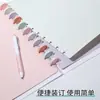 Páginas separadoras de hongo de 11 agujeros, páginas índice de clasificación de hojas sueltas de colores esmerilados, separadores de cuaderno, venta al por mayor de fábrica
