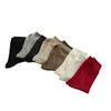 Nuevos Calcetines para Mujer Serie de Colores Melard, Calcetines Holgados de Media Pantorrilla Estilo Japonés, Calcetines de Algodón Lisos y de Canalé para Mujer, Otoño e Invierno al por Mayor