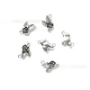 Acessórios DIY de liga metálica mais vendidos 13x18mm conectores de pingente duplo para colares, pulseiras, correntes de celular e acessórios de joias atacado