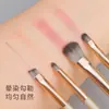 Set de 15 Pinceles de Maquillaje Transfronterizo para Ojos, Pincel para Cejas, Pincel para Sombras de Ojos, Pincel para Cejas tipo Cuchilla, Set Completo de Pinceles de Maquillaje y Herramientas de Belleza