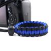 Alça de Pulso para Câmera Trançada de Paracord, Antiperda, Antiqueda, Multifuncional, Colorida, Ajustável, Alça de Pulso para Câmera Artesanal Atacado