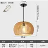Lámpara de araña de jaula de pájaros de madera vintage estilo japonés transfronteriza, creativa para restaurante, comedor rústico, lámpara de tatami, iluminación de Zhongshan en stock