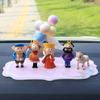 2024 nuevo viaje al oeste muñeco de dibujos animados consola central del coche pantalla de navegación decoraciones para coche eléctrico adornos para coche