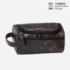 Bolsa de Cosméticos de Negocios de Alta Gama para Hombre, Piel PU, Impermeable, Se Puede Llevar o Colgar, Gran Capacidad, Bolsa de Almacenamiento de Artículos de Tocador para Viajes