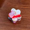 Estilo Coreano Nuevo Acetato Ladrillo Pequeño Flor Pequeña Pinza Linda Simple Pasador Pinza para Flequillo Pinza Tiburón Gama Alta