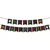 Decoración para Fiesta Temática de Halloween Transfronteriza 2025 Bandera de Cumpleaños Banderín Set de Bolas de Panal Venta al por Mayor Personalización