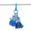 Comercio Exterior Colgante de Hilo de Algodón con Borla Tejida Accesorios para Joyería Hechos a Mano DIY Colgante de Llavero con Borla de Pato Decoración