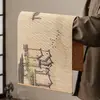 Esterilla de Té Tejida de Bambú, Paño de Té de Bambú, Juego de Caminos de Mesa Aislantes de Calor de Estilo Japonés de Alta Gama, Mantel de Estilo Chino Nuevo, Retro Inspirado en el Zen