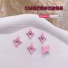 Joias de liga para unhas cor dopamina adesivo estrela de cinco pontas estrela do amor flor diamante acessórios decorações de unhas
