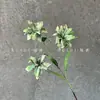 Flores Artificiales Impresas en 3D Lirio Pequeño de 3 Cabezas Decoración de Salón de Bodas Flor Decorativa de Jardín Monet Arreglo Floral Venta al por Mayor Transfronteriza