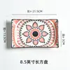 Plato de cerámica rectangular estilo japonés con bajo vidriado de 8.5 pulgadas, plato para pescado, plato para Sushi Sashimi, plato pequeño, plato hondo para uso doméstico
