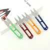 Tesoura de Fio Grande em Forma de U 12,5 cm Tesoura de Linha Cortador de Linha para Ponto Cruz Tesouras Pequenas de Ferro para Artesanato Doméstico Venda por Atacado