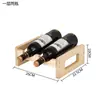 Estante de Vino de Madera Maciza Hogar Creativo Estante de Vino Estante para Botellas de Vino Estante de Exhibición de Vino Tinto Gabinete de Vino de Almacenamiento Adornos Decorativos