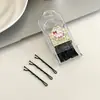 Pasador Grueso en Forma de U con Estilo para Recogidos, Simple Elegante, Pasador Negro, Tocado Fijo, Pin de una Sola Palabra, Pasador, Accesorio para el Cabello para Mujeres
