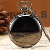 Reloj Nuevo de Cuarzo 2021, Clásico Doble Cara Pulido/Patrón Esqueleto Creativo Esfera Cielo Estrellado Reloj de Bolsillo de Cuarzo