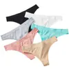 Tanga sin costuras transfronteriza europea y americana de talle medio, cómoda, transpirable, sexy para mujer, talla grande, deportiva, tipo T al por mayor