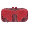 Jiaxili [Diamante] Indústria Pesada Socialite Luxo Clutch Diamante Cheia de Strass Bolsa de Noite Cerimônia Nupcial