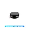 Latas de Aluminio Negras de Múltiples Especificaciones Xinzhan, Latas de Aluminio para Velas, Cera para Autos, Cera para el Cabello, Latas de Aluminio para Empaques Metálicos, Cajas Pequeñas de Aluminio