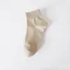 Meias novas femininas curtas de algodão estilo japonês cano alto meias femininas respiráveis cor sólida boa menina estilo universitário meias de algodão atacado