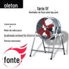 FONTE posição do fabricante ventilador de fluxo axial de grande volume de ar Exaustor fixo industrial exaustor de alta potência