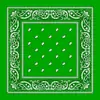 Bufanda Cuadrada Paisley Personalizada por el Fabricante Pañuelo para la Cabeza Bandana de Venta Caliente Transfronteriza Bufanda Cuadrada de Poliéster Periférica de Estrella de Hip-Hop