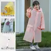 Capa de Chuva para Caminhada para Mulheres e Homens, Estilo Longo, Individual, Transparente de Corpo Inteiro, Chapéu com Aba Infantil, Poncho de Chuva para Veículo Elétrico, Tipo Dividido, Impermeável, Exterior