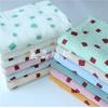Crepé de algodón con estampado de dibujos animados seersucker bebé doble gasa manta pequeña tela pijama