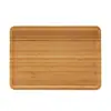 Bandeja Retangular Dobrável para Braço de Sofá 33cm x 23cm Bambu - Lyor