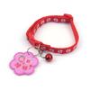 Parche creativo transfronterizo para mascotas, nuevo, con estampado de garra de perro y gato, collar con campana, hebilla para gato, etiqueta, joyería para mascotas