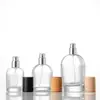Botella de Perfume, Botella Dispensadora de Perfume de Vidrio, Botella Dispensadora de Niebla Fina Cosmética, Botella con Atomizador Transparente, Botella de Perfume de Vidrio con Hombros Redondeados