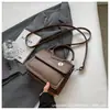 Bolso Simple Textive para Mujer 2024 Nuevo Estilo Coreano de Moda Bolso Cuadrado Pequeño con Cadena Bolso Cruzado para el Trabajo para Mujer
