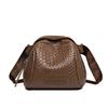 2025 Nova Moda Popular Versátil Luxo Leve Feminina Ombro Único Transversal Casual Simples Pequena Bolsa Preta Bolsa Concha