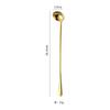 Mango Largo Acero Inoxidable 304 Cuchara para Condimentos Restaurante Hot Pot Cuchara para Salsa de Condimentos Cuchara Pequeña para Aceite Frasco Profundo Cuchara Pequeña para Sopa Cuchara para Miel