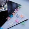 INS Pequeno Livro Vermelho Online Celebridade Nail Art Borboleta Magia Cor Aurora Cor Estéreo Pequeno Laço Nail Art Joias Atacado