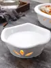 Fogão Aquecido por Vela, Prato Isolado, Prato de Peixe, Gelatina de Peixe, Panela de Ensopado de Peixe, Louça de Hotel, Cerâmica Flor de Ameixa, Fogão de Chama Aberta