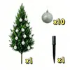 Planta en maceta de árbol de Navidad pequeño de Amazon, mini árbol de Navidad creativo de mesa para decoraciones de fiesta de Navidad, pino y abeto